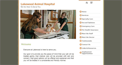 Desktop Screenshot of lakewoodanimalhospital.com